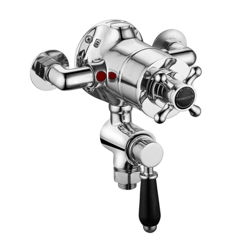 Twin shower valve - shower, downton