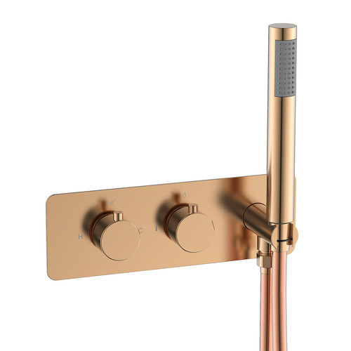 Brushed bronze outlet - brushed, 2