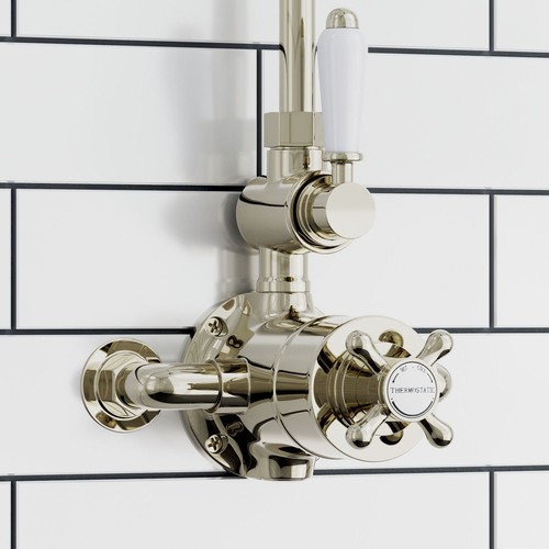 Twin shower valve tap downton - tap,